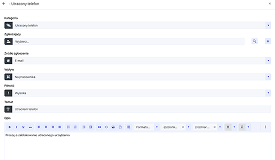 Pracownik zgłasza zagubienie sprzętu