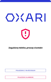 Wdrożona zostaje blokada lub zdalne czyszczenie danych