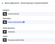 Change request submitted