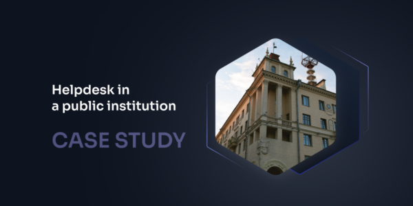 How OXARI improved the work of the helpdesk department in a public institution?