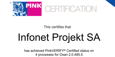 OXARI ponownie z recertyfikacją PinkVERIFY